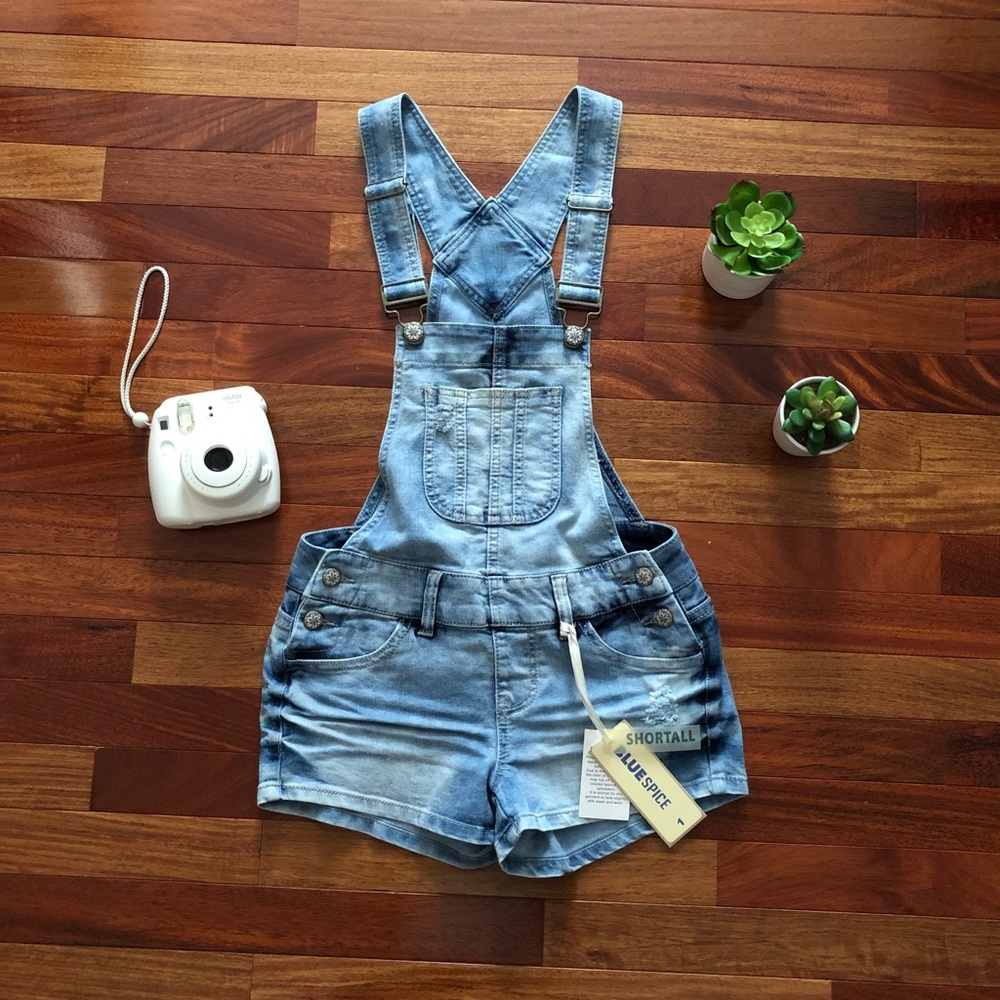 Denim overalls